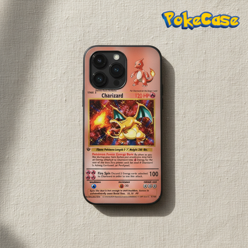 Coque Blastoise Venusaur - flat lay lin